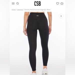CSB serenity scrunch High-Waisted Leggings